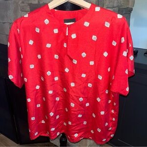 Vintage Women’s Panther Blouse Size 11/12